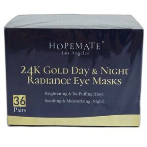 Hopemate Los Angeles 24K Gold Day & Night Radiance Eye Masks - 36 Pairs